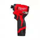 Акумулаторен ударен винтоверт MILWAUKEE M12 BLIDRC-202C, 12V, 2.0Ah, Li-Ion, 124Nm, 1/4