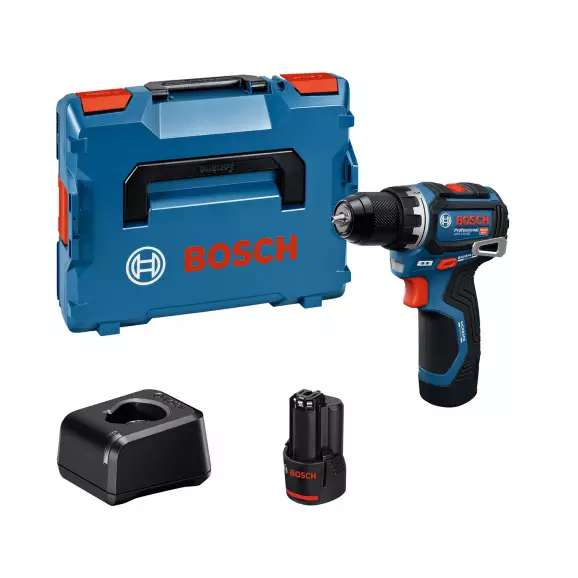 Акумулаторен винтоверт BOSCH GSR 12V-32, 12V, 2.0Ah, Li-Ion, 32Nm, безчетков