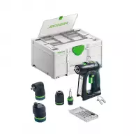 Акумулаторен винтоверт FESTOOL C 18 Basic-Set, 18V, -Ah, Li-Ion, 45Nm, 1/4