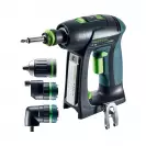 Акумулаторен винтоверт FESTOOL C 18 Basic-Set, 18V, -Ah, Li-Ion, 45Nm, 1/4