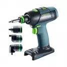 Акумулаторен винтоверт FESTOOL T18+3 Basic-Set, 18V, -Ah, Li-Ion, 50Nm, 1/4