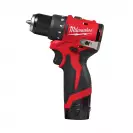 Акумулаторен винтоверт MILWAUKEE M12 BLDDRC-202C, 12V, 2.0Ah, Li-Ion, 40Nm - small, 273286