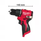 Акумулаторен ударен винтоверт MILWAUKEE M12 BLPDRC-0, 12V, Ah, Li-Ion, 40Nm, безчетков - small, 273310