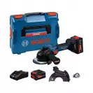 Акумулаторен ъглошлайф BOSCH EXWS18V-15S Set, 18V, 8.0Ah, Li-Ion, ф125мм, безчетков - small
