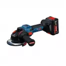 Акумулаторен ъглошлайф BOSCH EXWS18V-15S Set, 18V, 8.0Ah, Li-Ion, ф125мм, безчетков - small, 281571