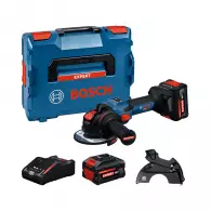 Акумулаторен ъглошлайф BOSCH EXWX18V-15S Set, 18V, 8.0Ah, Li-Ion, ф125мм, безчетков