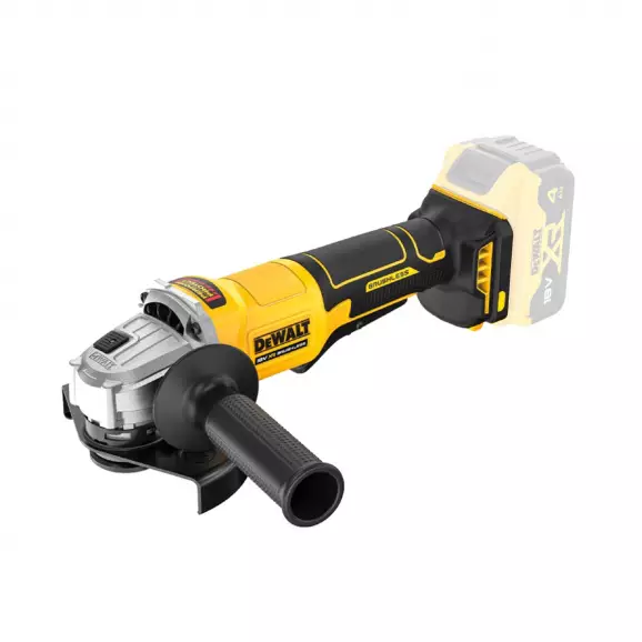 Акумулаторен ъглошлайф DEWALT DCG408N-XJ, 18V XR, 1.5-5.0Ah, Li-Ion, ф125мм, безчетков