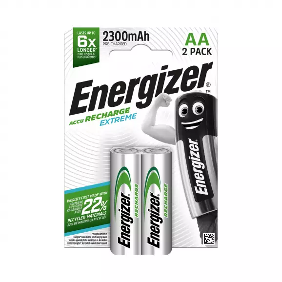 Акумулаторна батерия ENERGIZER Extreme 2бр., AA, 2300mAh