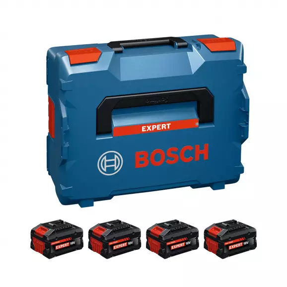 Батерия акумулаторна BOSCH EXBA18V-55 18V 5.5Ah 4броя, 18V, 5.5Ah, Li-Ion