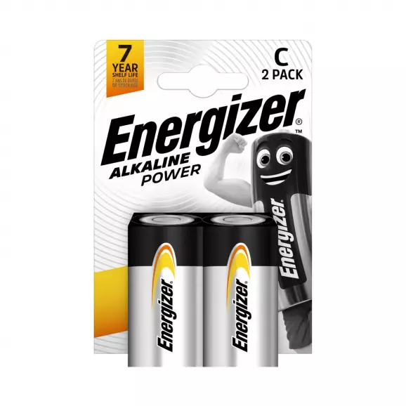 Батерия ENERGIZER Alkaline Power C 2бр., тип C, LR14, 1.5V