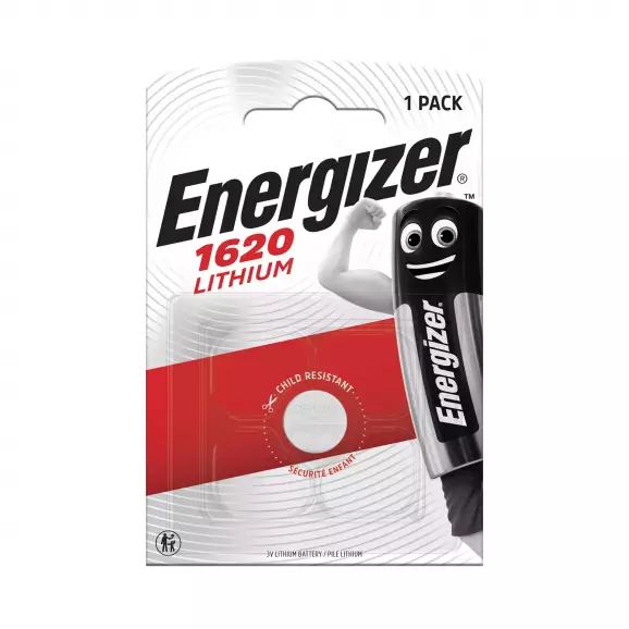Батерия ENERGIZER Lithium CR1620 1бр., CR 1620, 3V