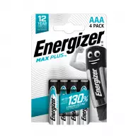 Батерия ENERGIZER Max Plus 4бр., AAA, алкална
