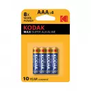 Батерия KODAK Max ААА 1.5V 4бр., ААA, 1.5V, алкална - small