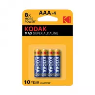 Батерия KODAK Max ААА 1.5V 4бр., ААA, 1.5V, алкална