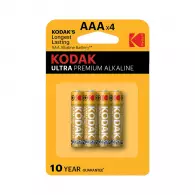 Батерия KODAK Ultra Premium ААA 1.5V 4бр., ААA , 1.5V, алкална