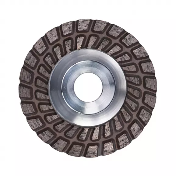 Диск диамантен KODIA ALU TURBO CUP WHEEL LILAC TYPE 100х22.23ммм, за шлайфане на гранит и мрамор, сухо и мокро шлайфане
