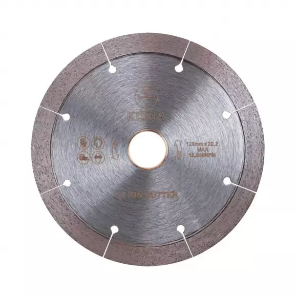 Диск диамантен KODIA DF RIM CUTTER DRY 125х1.4x22.23мм, за гранитогрес и порцелан, сухо и мокро рязане
