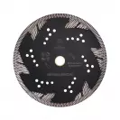 Диск диамантен KODIA NEW HURRICANE CUTTER 230x2.9x10x22.23/25.4мм, за гранит и технически камък, сухо и мокро рязане - small