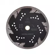 Диск диамантен KODIA NEW HURRICANE CUTTER 230x2.9x10x22.23/25.4мм, за гранит и технически камък, сухо и мокро рязане