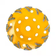 Диск диамантен KODIA T-SHARK CUP WHEEL 180х22.23ммм, за шлайфане пресен, стар или твърд бетон, сухо шлайфане