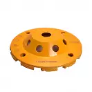 Диск диамантен KODIA T-SHARK CUP WHEEL 180х22.23ммм, за шлайфане пресен, стар или твърд бетон, сухо шлайфане - small, 276955