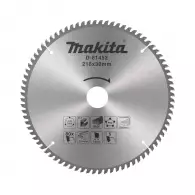 Диск с твърдосплавни пластини MAKITA 216/2.4/30 Z=80, за рязане на алуминий, дървесина и PVC