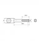 Длето плоско RENNSTEIG 30х140мм, захват SDS-plus - small, 276653