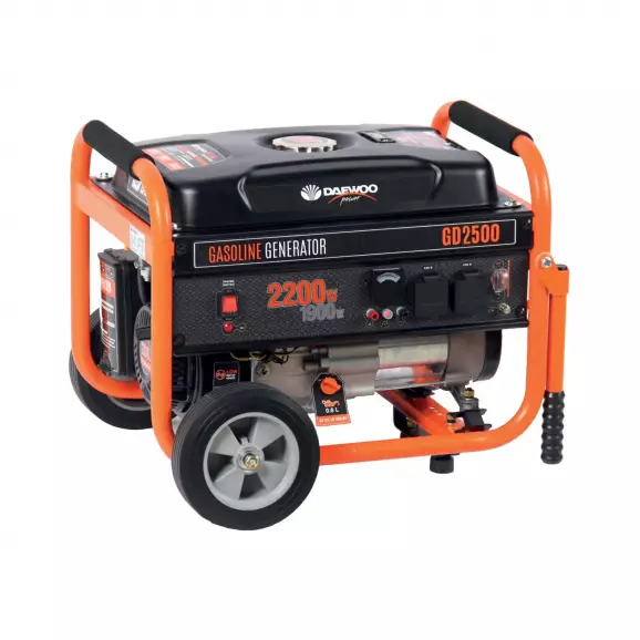 Генератор DAEWOO GD2500, 2.2kW, 230V, бензинов, монофазен