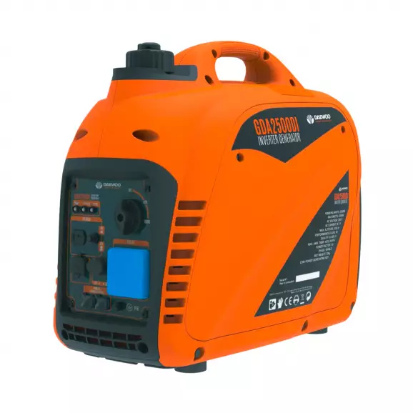 Генератор DAEWOO GDA2500DI, 2.2kW, 230V, бензинов, монофазен, инверторен
