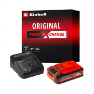 Комплект батерия и зарядно устройство EINHELL 4.0 Ah PXC Starter-Kit, 18V, 4.0Ah, Li-Ion