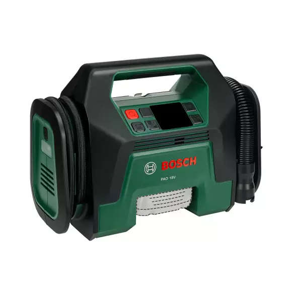 Компресор акумулаторен BOSCH PAO 18 V, 18V, 1.5-6.0Ah, Li-Ion, 30l/min