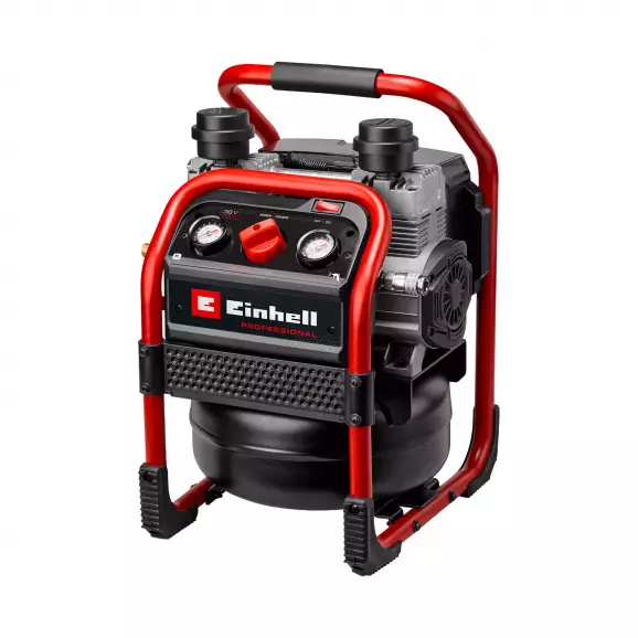 Компресор акумулаторен EINHELL SILENZZO 36/210, 18+18V, 2.0-8.0Ah, Li-Ion, 210l/min