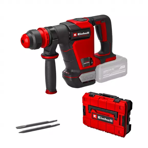 Къртач акумулаторен EINHELL TP-DH 18/4 Li BL, 18V, 2.0-8.0Ah, Li-Ion, SDS-plus, 4.0J, безчетков