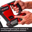 Къртач акумулаторен EINHELL TP-DH 18/4 Li BL, 18V, 2.0-8.0Ah, Li-Ion, SDS-plus, 4.0J, безчетков - small, 274636