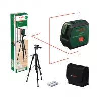 Линеен лазерен нивелир BOSCH UniversalLevel 2, 2 лазерни линии, точност 5mm/10m, автоматично