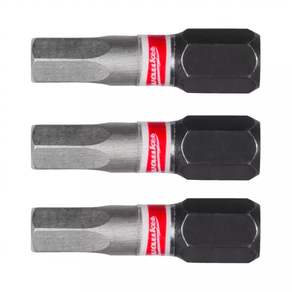 Накрайник шестограм MILWAUKEE Shockwave Impact Duty 5.0x25мм 3бр., C6.3
