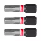 Накрайник шестограм MILWAUKEE Shockwave Impact Duty 5.0x25мм 3бр., C6.3 - small