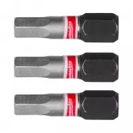 Накрайник шестограм MILWAUKEE Shockwave Impact Duty 5.0x25мм 3бр., C6.3