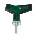 Отвертка за накрайници Т-образна BOSCH, с тресчотка, стомана, двукомпонентна дръжка - small