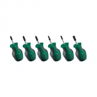 Отвертки комплект BOSCH 6части, PH, PZ, TX, SB, двукомпонентна дръжка