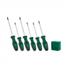 Отвертки комплект BOSCH 6части, PH, SB, TX, двукомпонентна дръжка - small