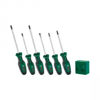 Отвертки комплект BOSCH 6части, PH, SB, TX, двукомпонентна дръжка
