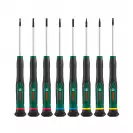 Отвертки комплект BOSCH 8части, PH, SB, TX, двукомпонентна дръжка - small, 281209
