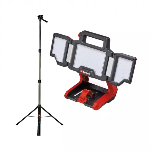 Прожектор акумулаторен EINHELL TP-CL 18/3000 Li Set - Solo, 18V, 2.0-8.0Ah, Li-Ion, LED, 3000lm