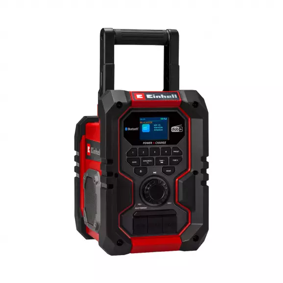 Радиоприемник акумулаторен EINHELL TE-CR 18 Li DAB+/FM/BT - Solo, 18V, 2.0-8.0Ah, Li-Ion, Bluetooth