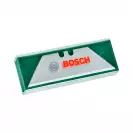 Резервно острие за макетен нож BOSCH 10броя, трапецовиден, без дупки, 10бр в кутия - small
