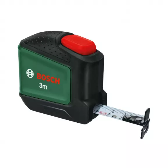 Ролетка пластмасов корпус BOSCH 3м x 19мм, гумирана, клас 2