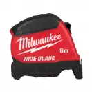 Ролетка пластмасов корпус MILWAUKEE Wide Blade Gen 2 8м x 35мм, гумирана - small