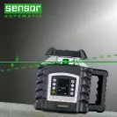Ротационен лазерен нивелир LASERLINER Quadrum DigiPlus GT M400 S, зелен лазер, обхват 400m, точност 0.75mm/10m, автом./автом. - small, 273602