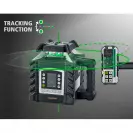 Ротационен лазерен нивелир LASERLINER Quadrum DigiPlus GT M400 S, зелен лазер, обхват 400m, точност 0.75mm/10m, автом./автом. - small, 273841